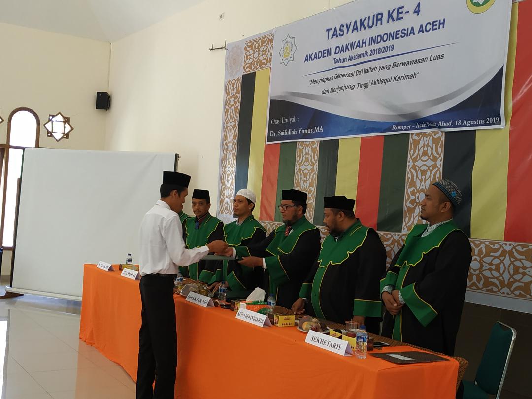 Akademi Dakwah Indonesia Aceh Gelar Tasyakuran